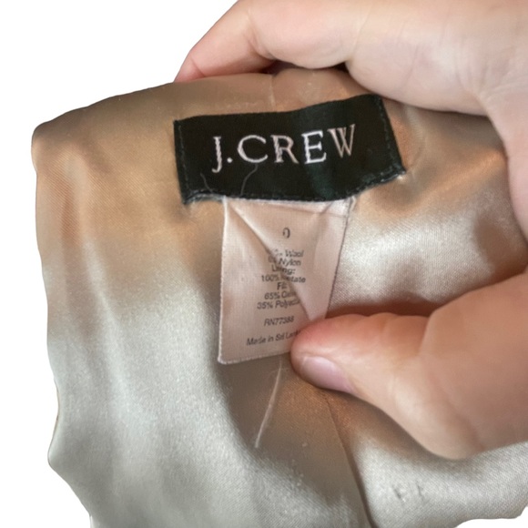 J. Crew Bright Red Wool Thinsulate Fitted Pea Coat - Picture 6 of 8